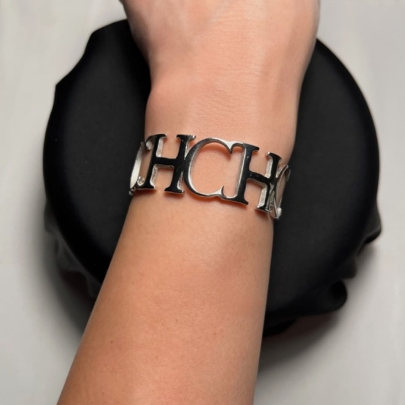Vintage CH Carolina Herrera Vintage Monogram Bracelet - Picture 2 of 9